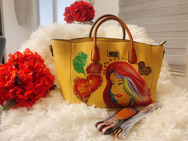 Carmie Yellow Bag | Mitzify Bags.