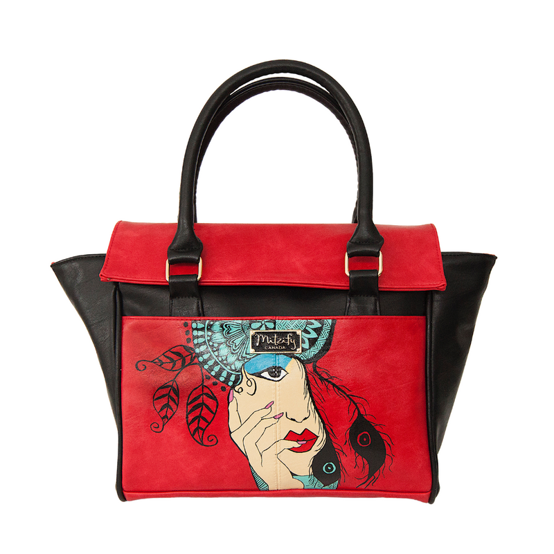 Brenda Hand Painted Bag | Mitzify Bags.