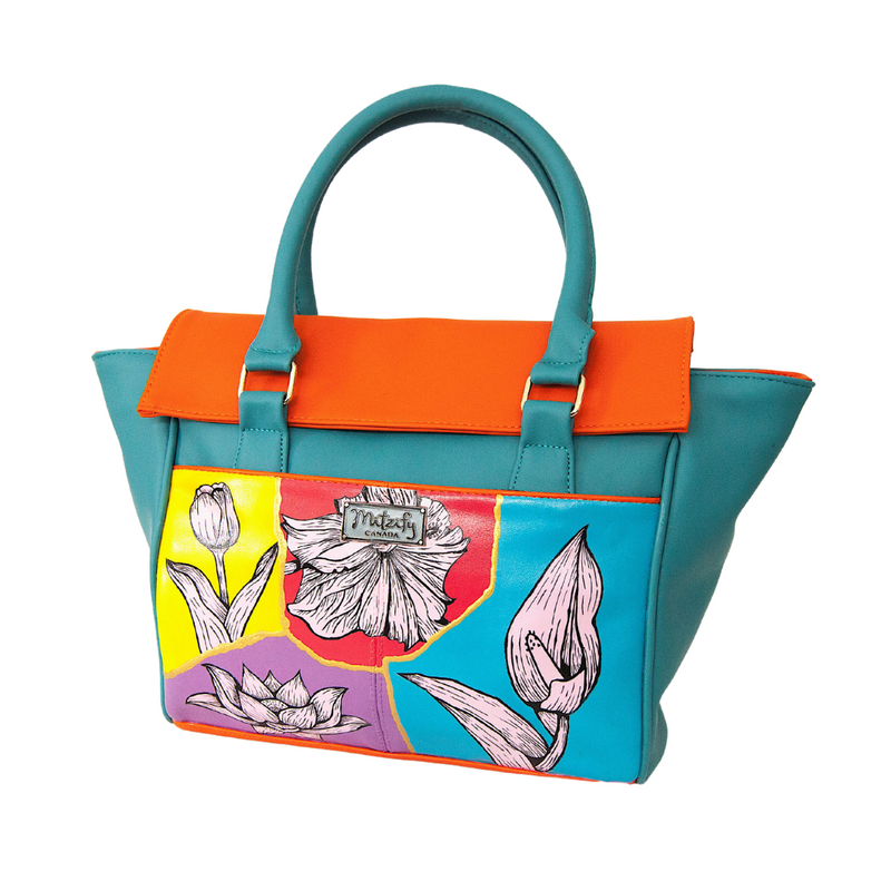 Castel Hand Painted Bag | Mitzify Bags.